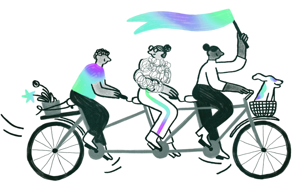Teamwork illustration